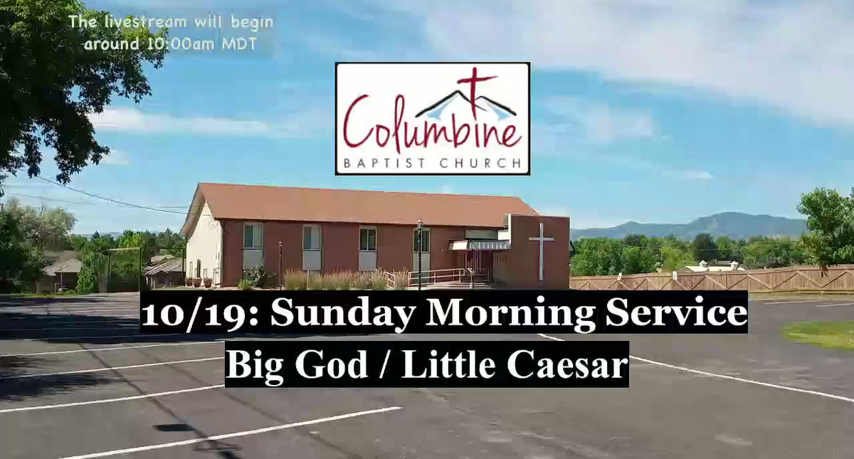 10/19: Big God / Little Caesar